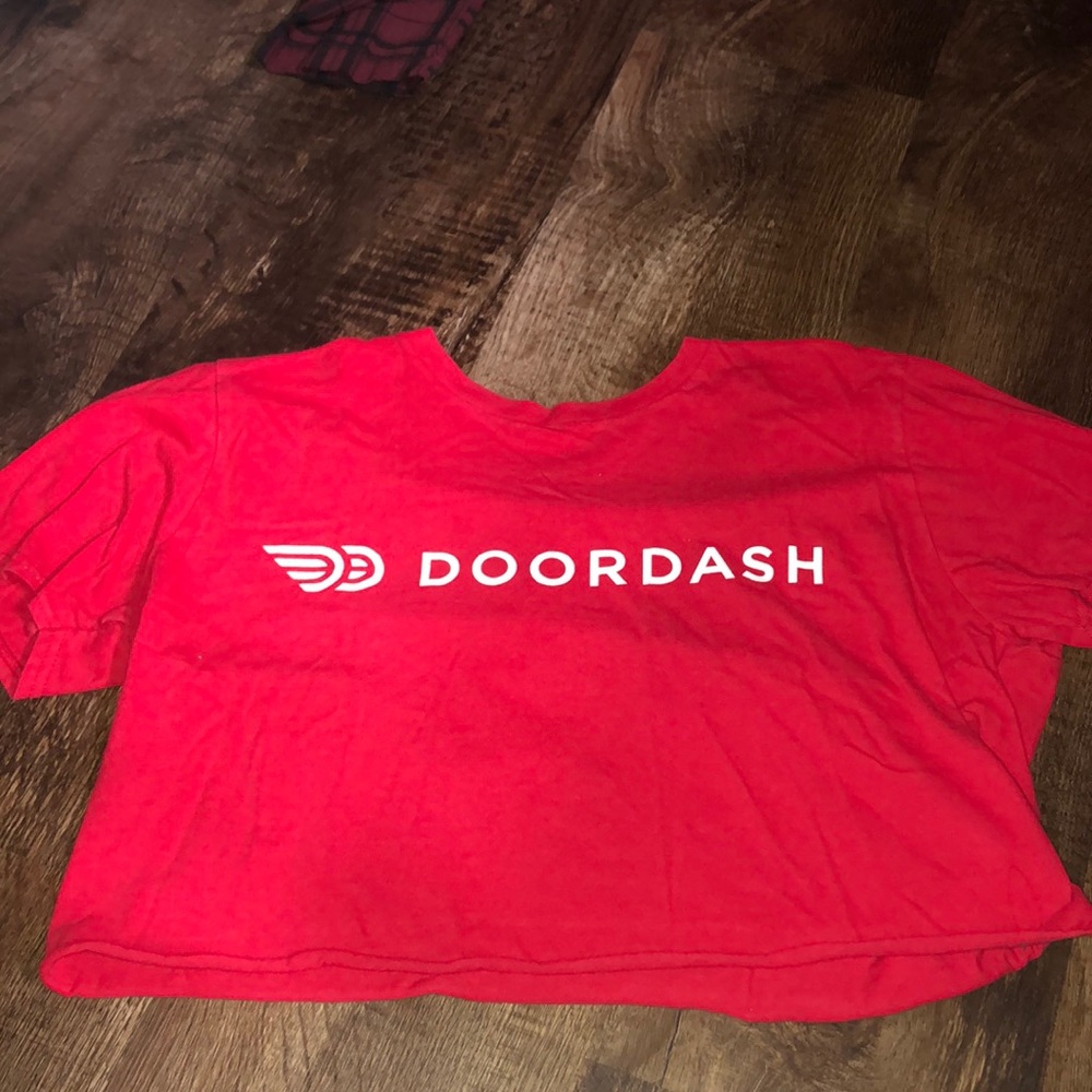 thrifted doordash shirt